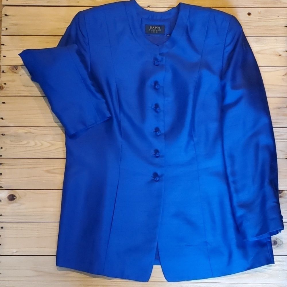 Vintage Dana Buchman Dress Suit 100% Silk